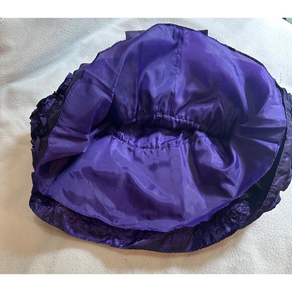 Bonnie Baby  Sz 12 Month Purple Sleeveless Rosette Dress With Bow Accent & Full - Picture 8 of 10